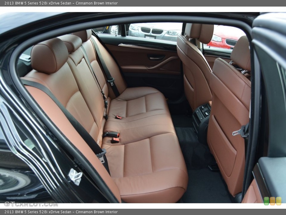 Cinnamon Brown Interior Rear Seat for the 2013 BMW 5 Series 528i xDrive Sedan #109666226