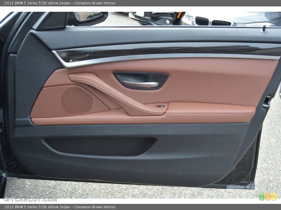 Cinnamon Brown Interior Door Panel for the 2013 BMW 5 Series 528i xDrive Sedan #109666247
