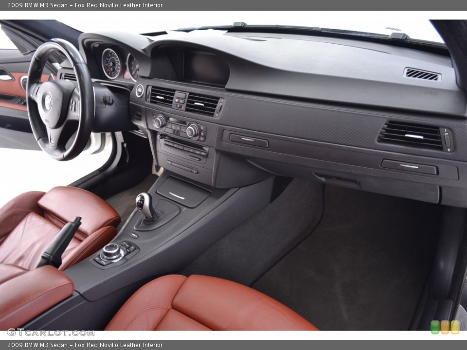 Fox Red Novillo Leather Interior Dashboard for the 2009 BMW M3 Sedan #109677596