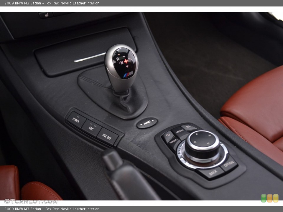 Fox Red Novillo Leather Interior Transmission for the 2009 BMW M3 Sedan #109677833