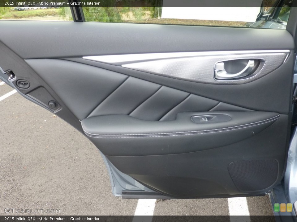 Graphite Interior Door Panel for the 2015 Infiniti Q50 Hybrid Premium #109698396