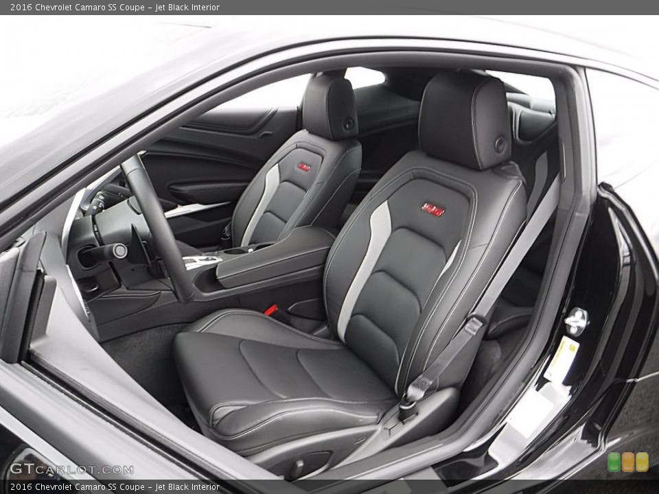 Jet Black Interior Front Seat for the 2016 Chevrolet Camaro SS Coupe #109705806
