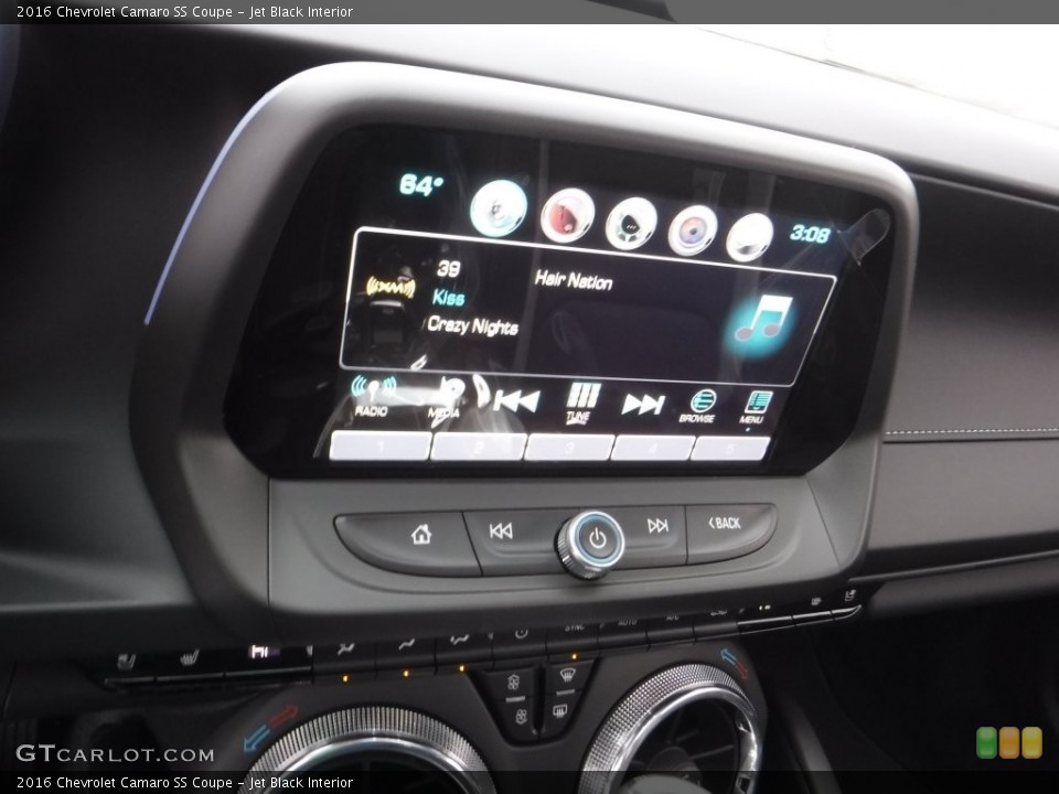 Jet Black Interior Controls for the 2016 Chevrolet Camaro SS Coupe #109706043