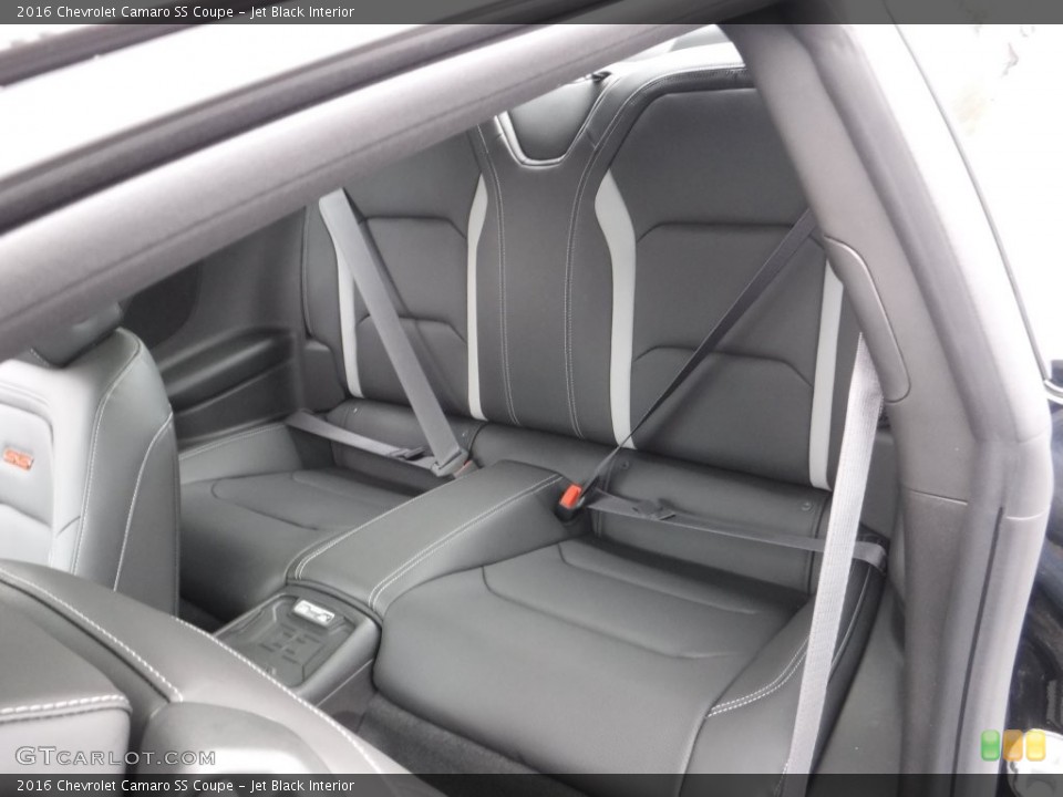 Jet Black Interior Rear Seat for the 2016 Chevrolet Camaro SS Coupe #109706313