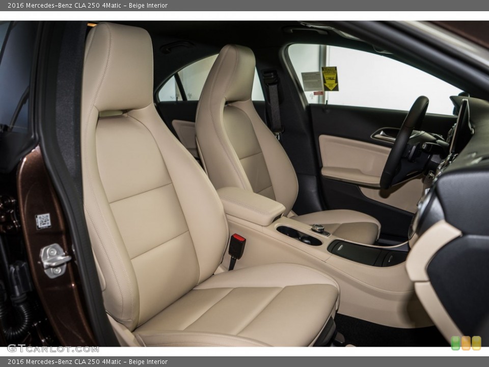 Beige Interior Front Seat for the 2016 Mercedes-Benz CLA 250 4Matic #109716108