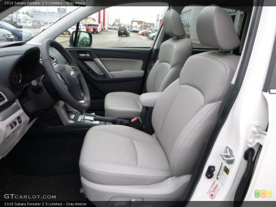 Gray Interior Photo for the 2016 Subaru Forester 2.5i Limited #109718523