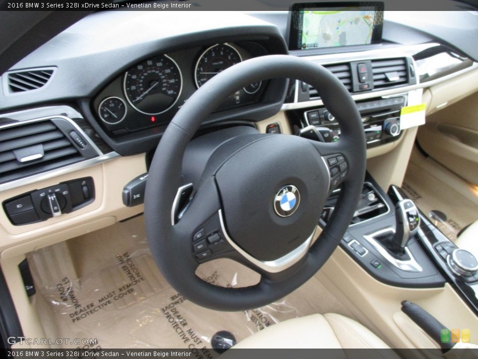 Venetian Beige Interior Prime Interior for the 2016 BMW 3 Series 328i xDrive Sedan #109728307