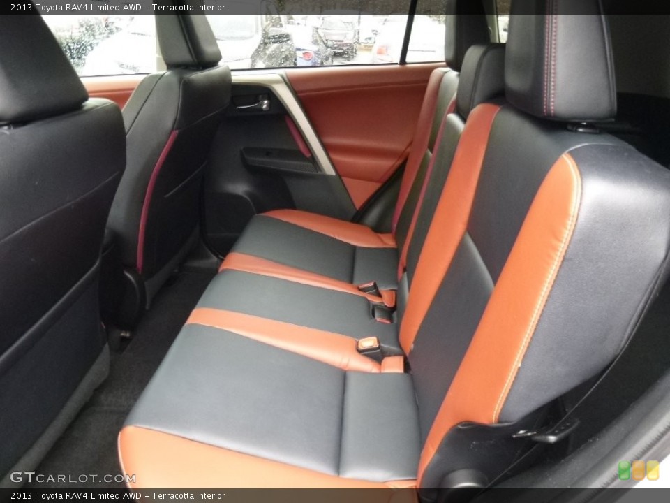 Terracotta Interior Rear Seat for the 2013 Toyota RAV4 Limited AWD #109739638