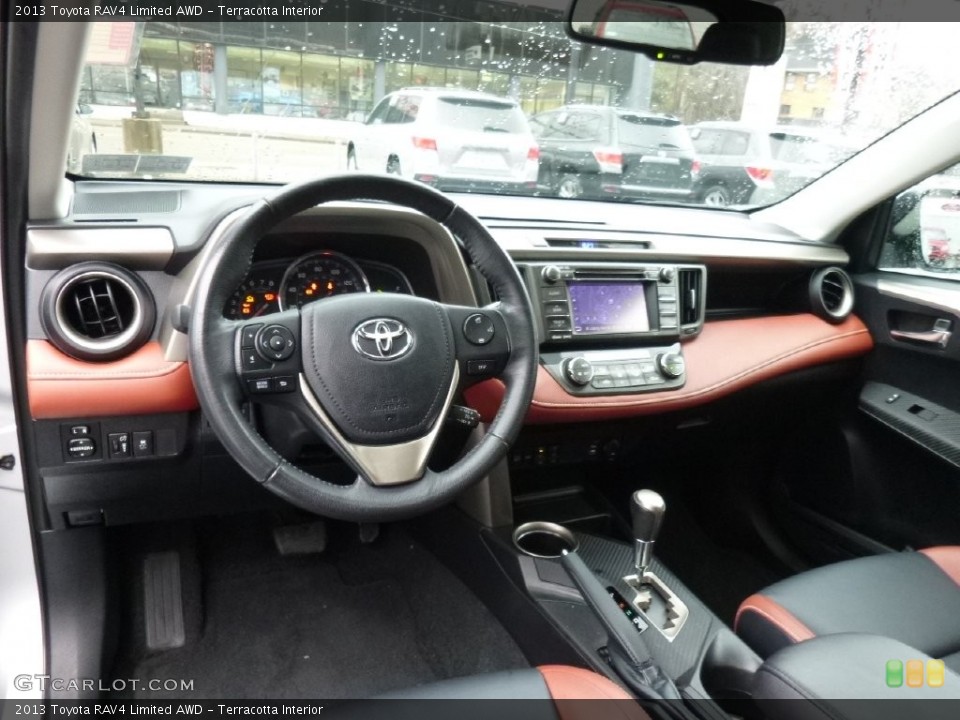 Terracotta Interior Dashboard for the 2013 Toyota RAV4 Limited AWD #109739659