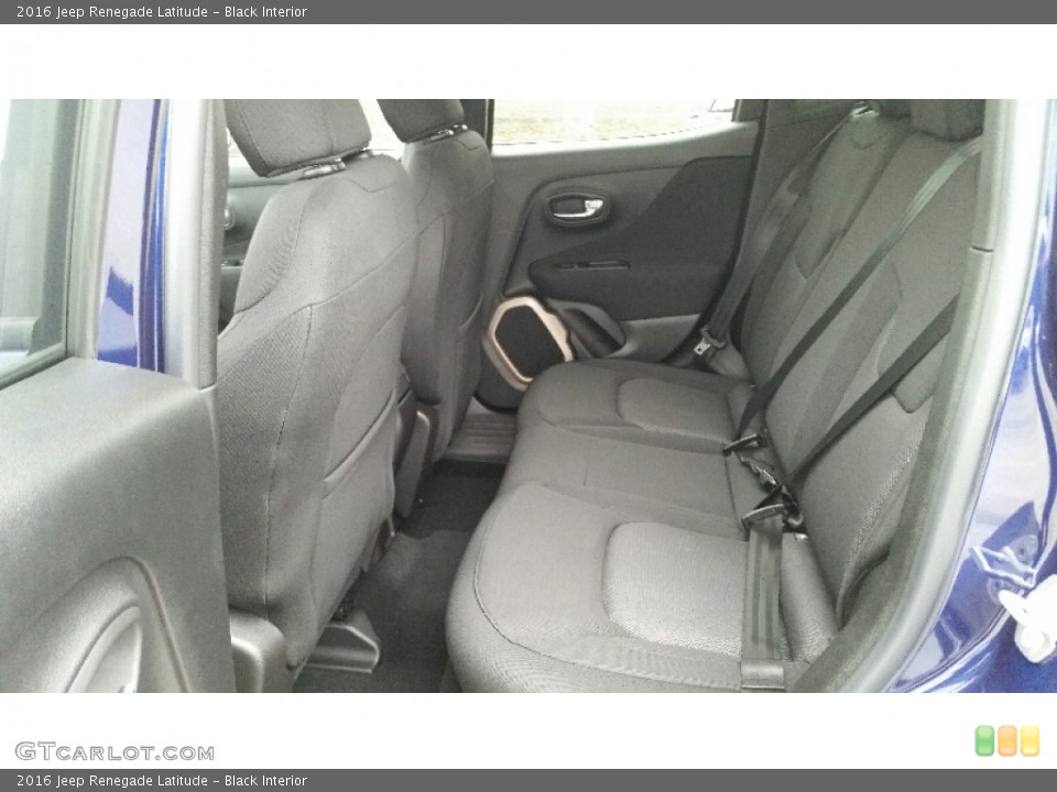 Black Interior Rear Seat for the 2016 Jeep Renegade Latitude #109754065