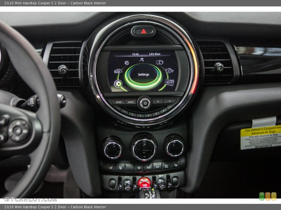 Carbon Black Interior Controls for the 2016 Mini Hardtop Cooper S 2 Door #109756162