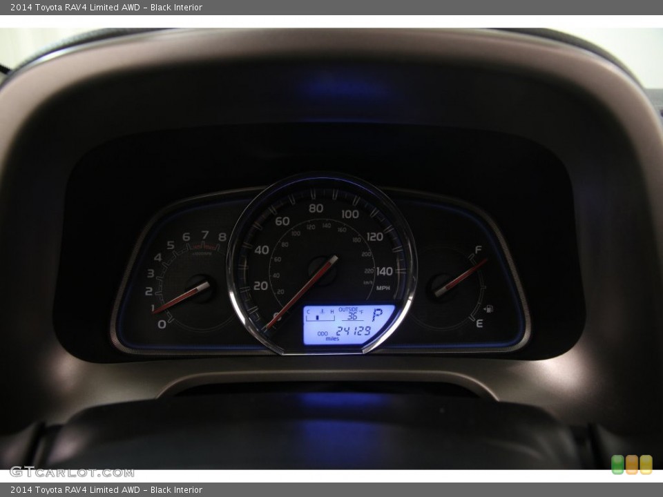 Black Interior Gauges for the 2014 Toyota RAV4 Limited AWD #109760028
