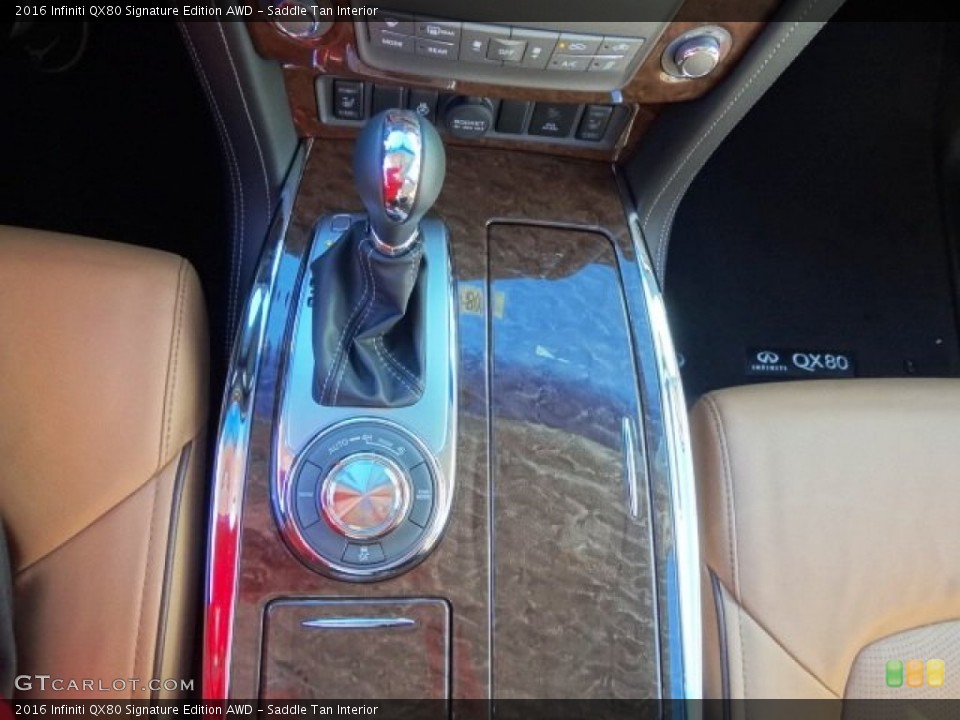 Saddle Tan Interior Transmission for the 2016 Infiniti QX80 Signature Edition AWD #109765951