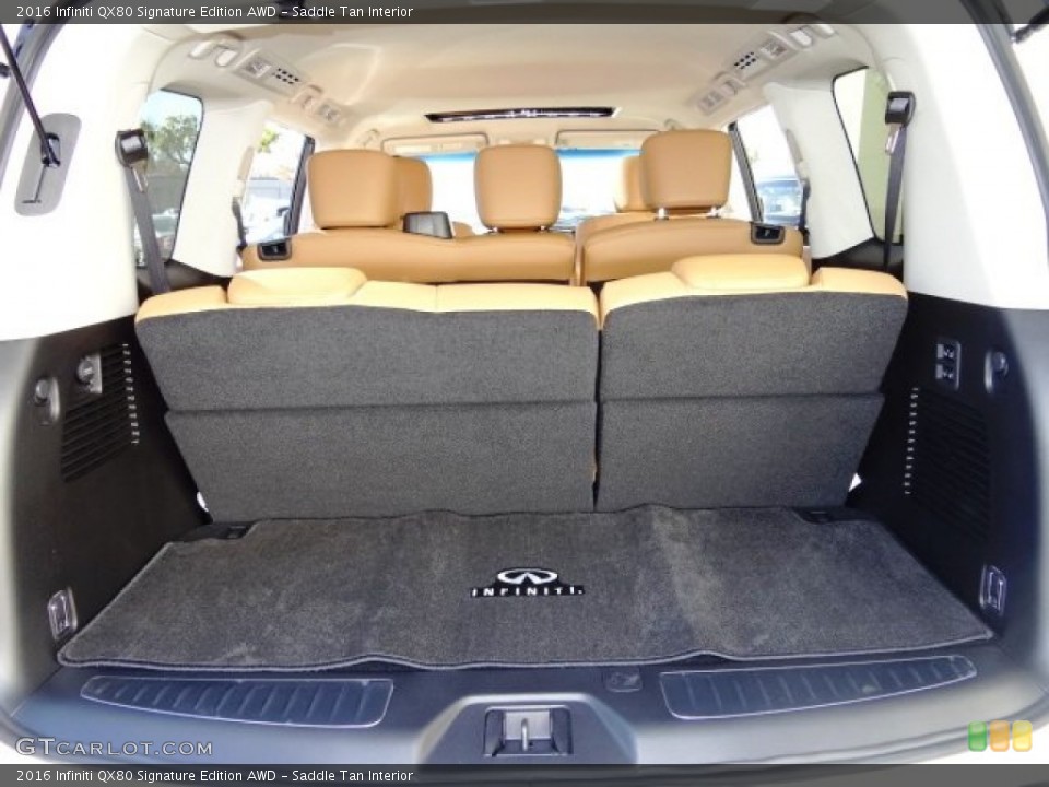 Saddle Tan Interior Trunk for the 2016 Infiniti QX80 Signature Edition AWD #109766443