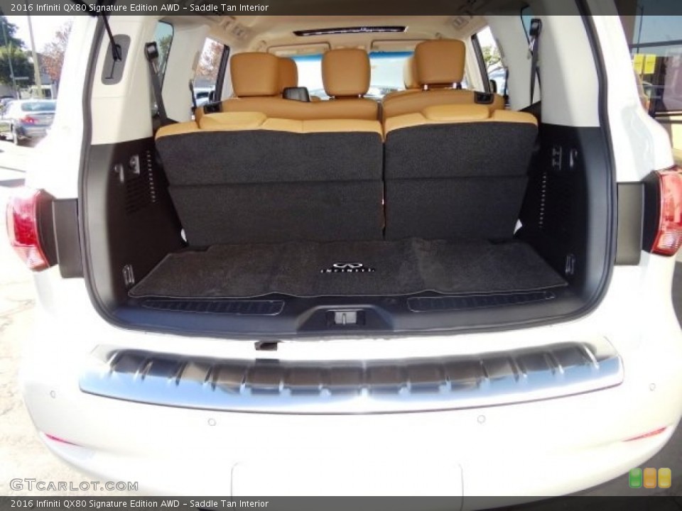 Saddle Tan Interior Trunk for the 2016 Infiniti QX80 Signature Edition AWD #109766467