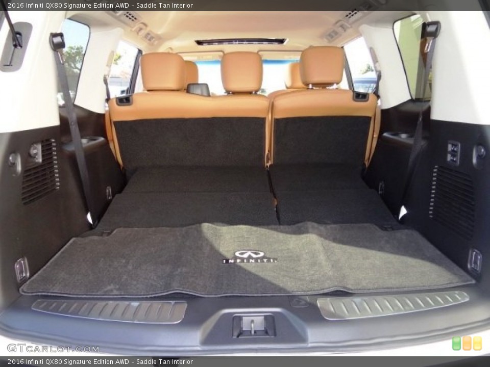 Saddle Tan Interior Trunk for the 2016 Infiniti QX80 Signature Edition AWD #109766512