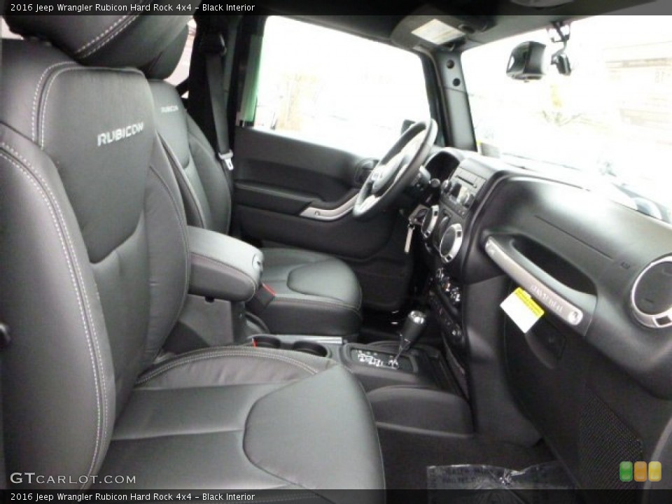 Black 2016 Jeep Wrangler Interiors