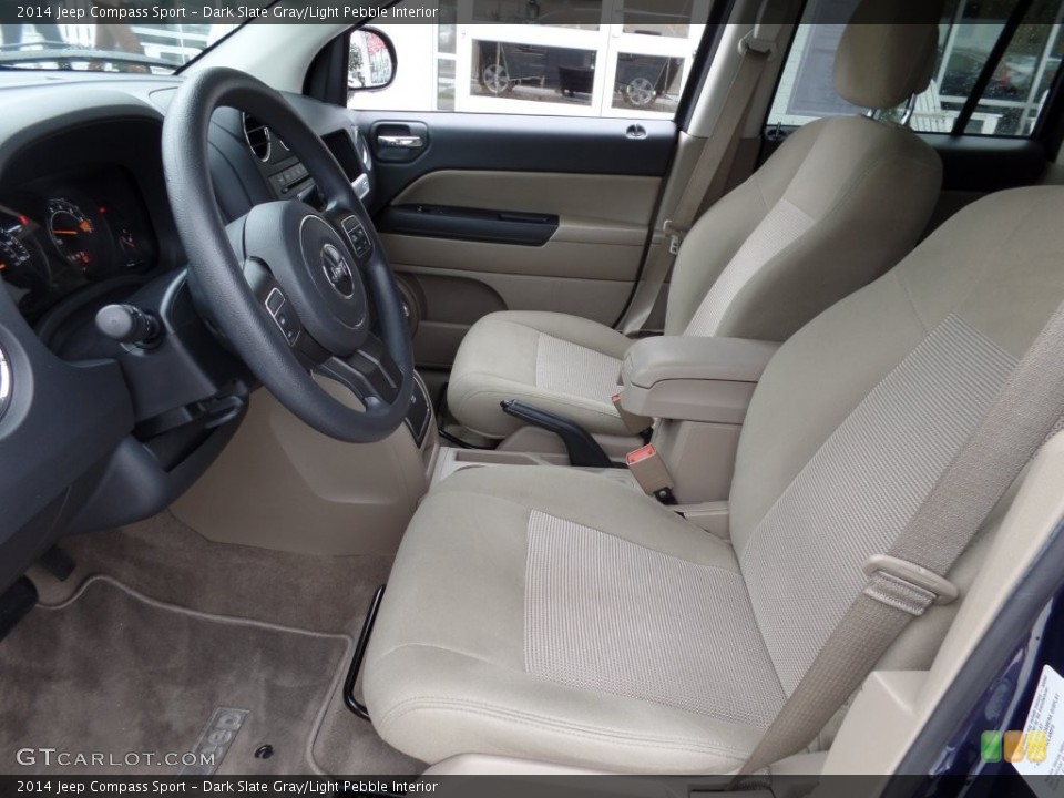Dark Slate Gray/Light Pebble Interior Photo for the 2014 Jeep Compass Sport #109775152