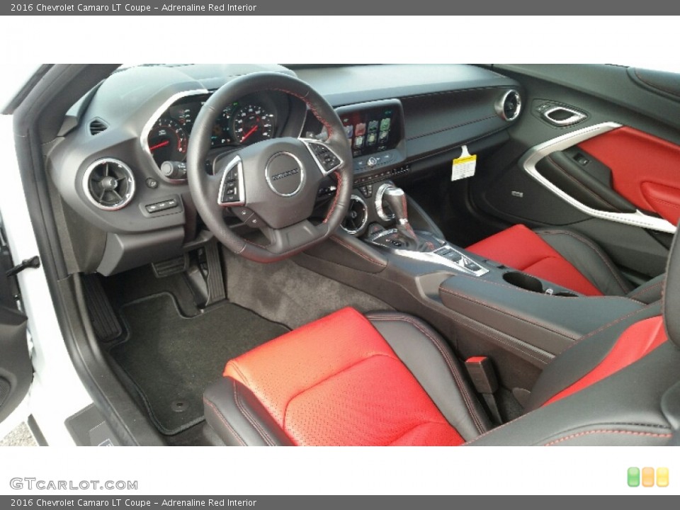 Adrenaline Red Interior Prime Interior for the 2016 Chevrolet Camaro LT Coupe #109778782