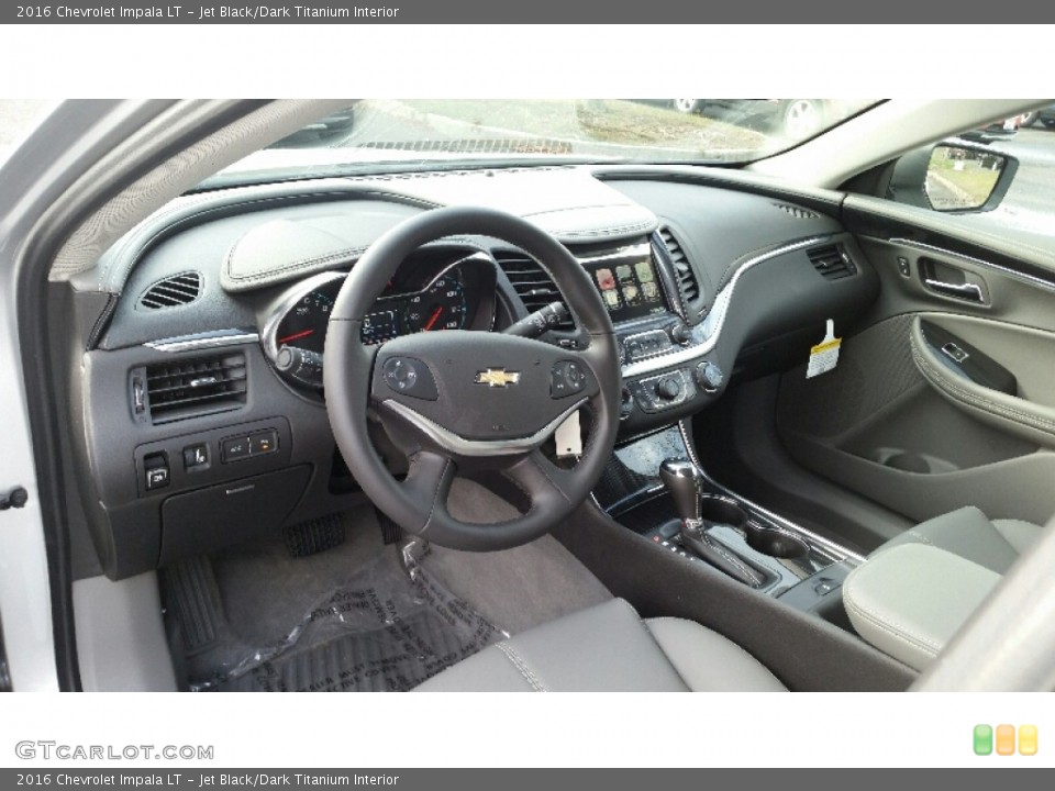 Jet Black/Dark Titanium 2016 Chevrolet Impala Interiors