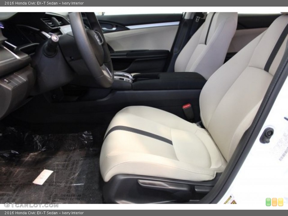 Ivory Interior Front Seat for the 2016 Honda Civic EX-T Sedan #109793269