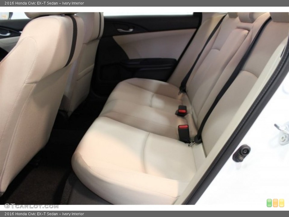 Ivory Interior Rear Seat for the 2016 Honda Civic EX-T Sedan #109793505
