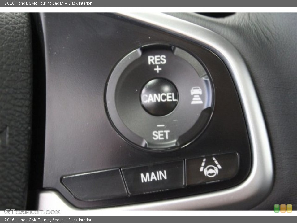 Black Interior Controls for the 2016 Honda Civic Touring Sedan #109793776