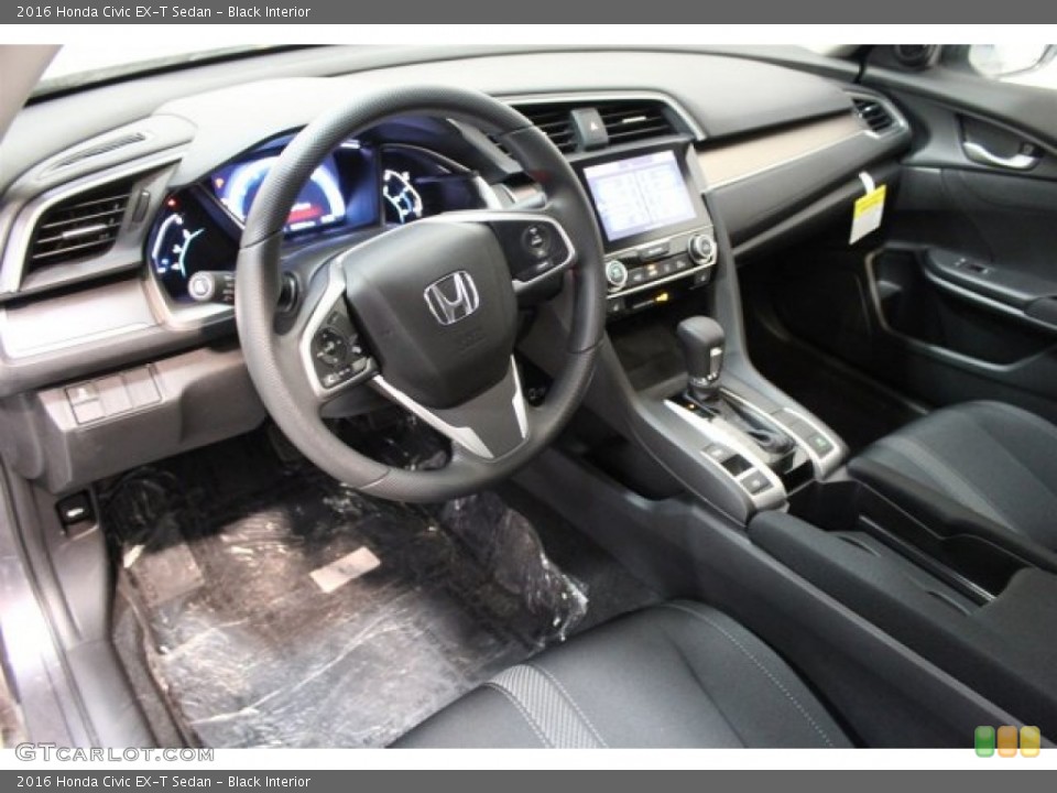 Black Interior Prime Interior for the 2016 Honda Civic EX-T Sedan #109794201