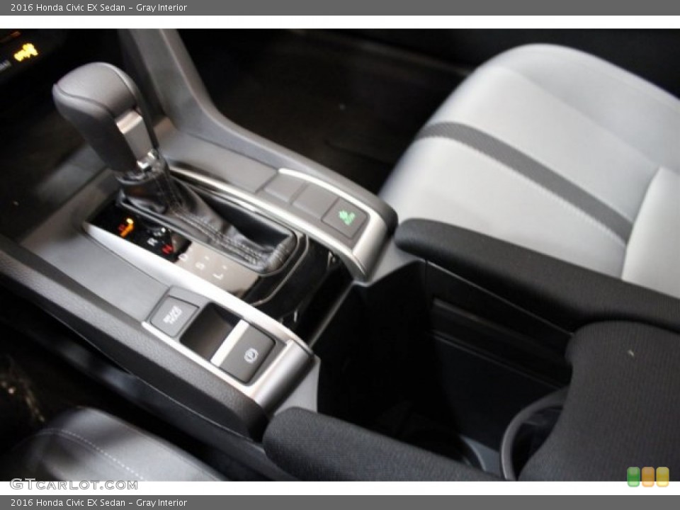 Gray Interior Transmission for the 2016 Honda Civic EX Sedan #109795963