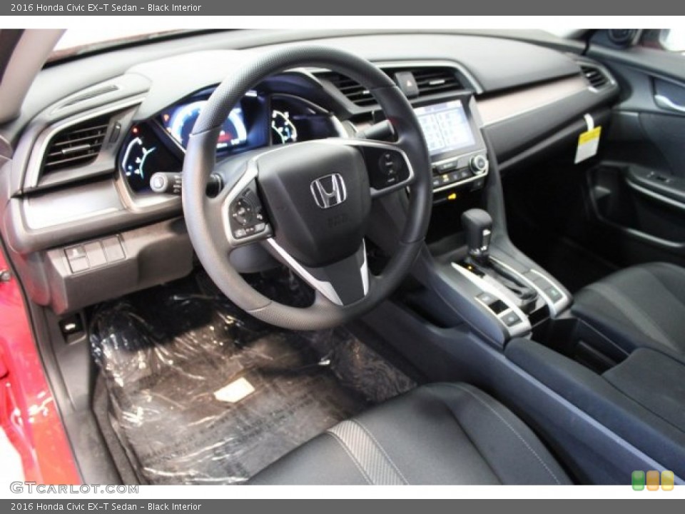 Black Interior Prime Interior for the 2016 Honda Civic EX-T Sedan #109796293