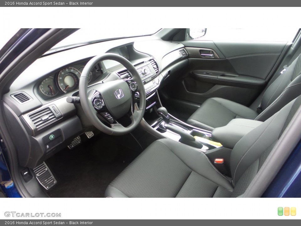 Black Interior Prime Interior for the 2016 Honda Accord Sport Sedan #109802691