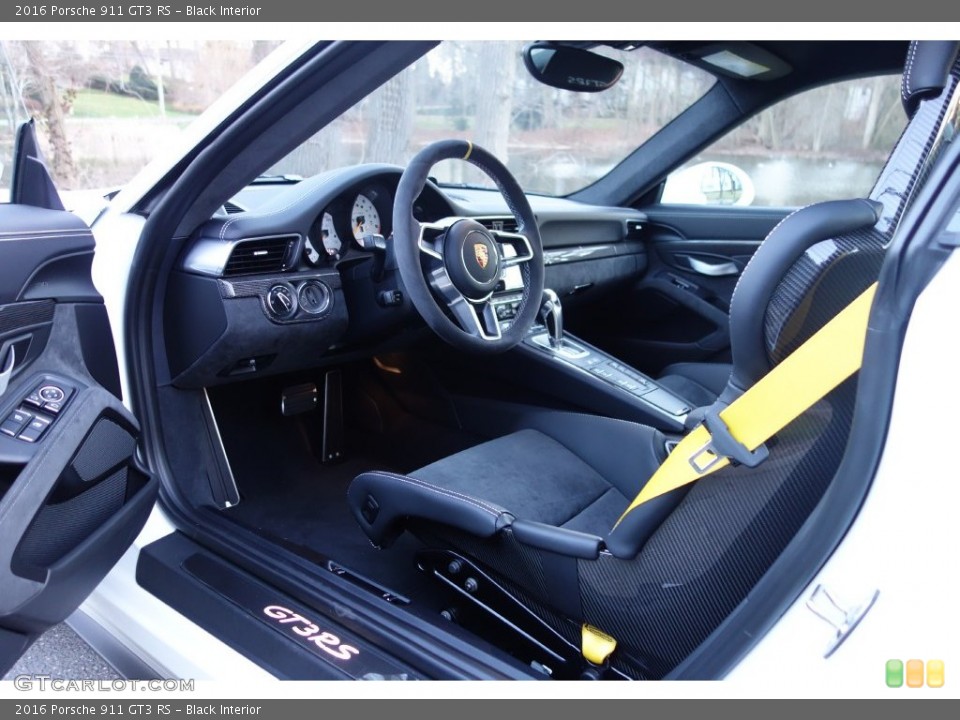 Black Interior Prime Interior for the 2016 Porsche 911 GT3 RS #109812213