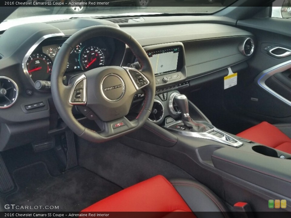 Adrenaline Red Interior Prime Interior for the 2016 Chevrolet Camaro SS Coupe #109818042