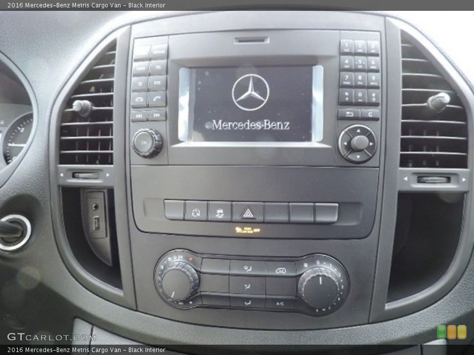 Black Interior Controls for the 2016 Mercedes-Benz Metris Cargo Van #109818069