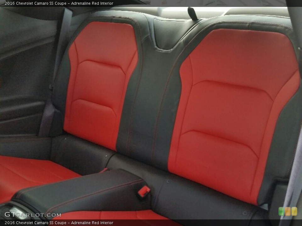 Adrenaline Red Interior Rear Seat for the 2016 Chevrolet Camaro SS Coupe #109818075