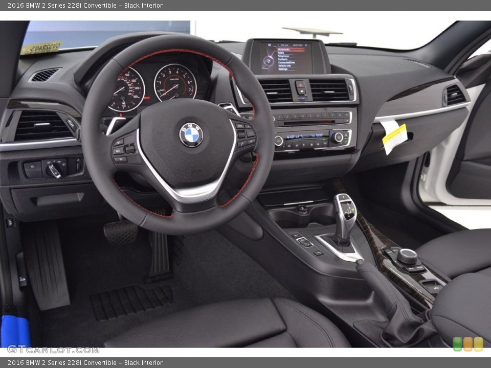 Black 2016 BMW 2 Series Interiors