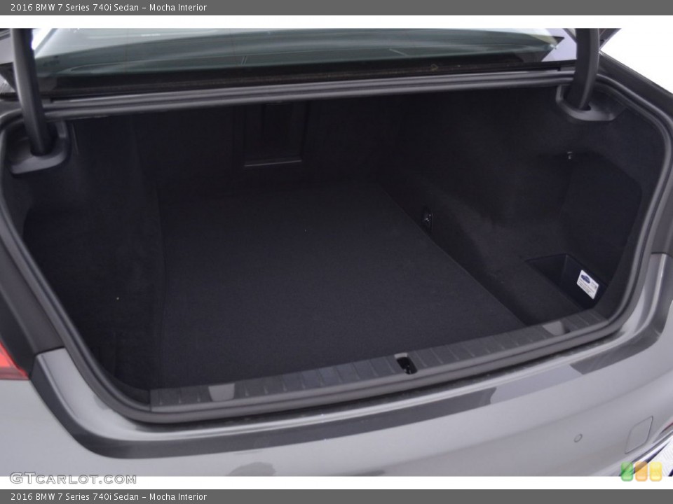 Mocha Interior Trunk for the 2016 BMW 7 Series 740i Sedan #109826688