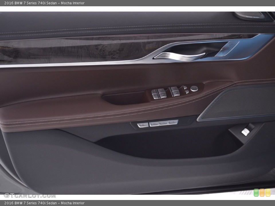 Mocha Interior Door Panel for the 2016 BMW 7 Series 740i Sedan #109826709