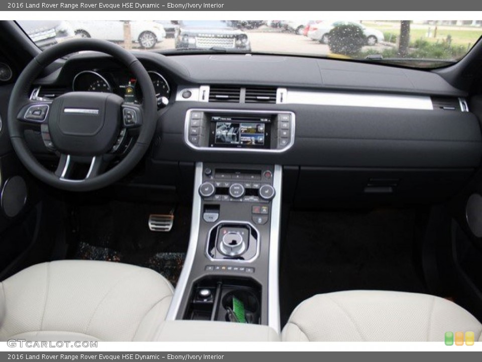 Ebony/Ivory Interior Dashboard for the 2016 Land Rover Range Rover Evoque HSE Dynamic #109828419
