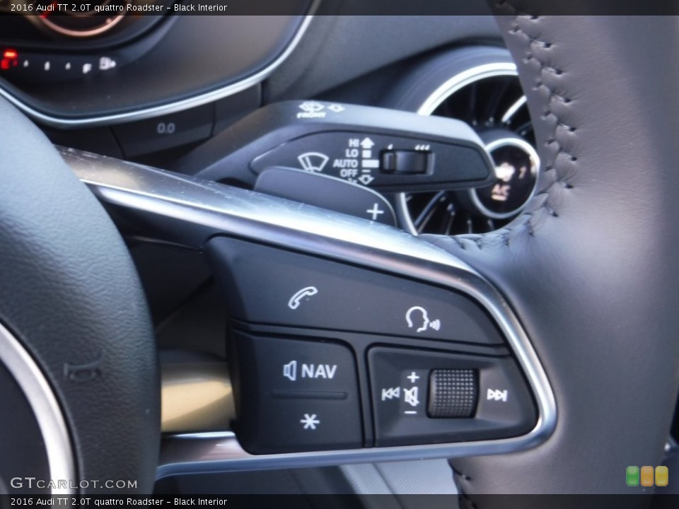 Black Interior Controls for the 2016 Audi TT 2.0T quattro Roadster #109862543