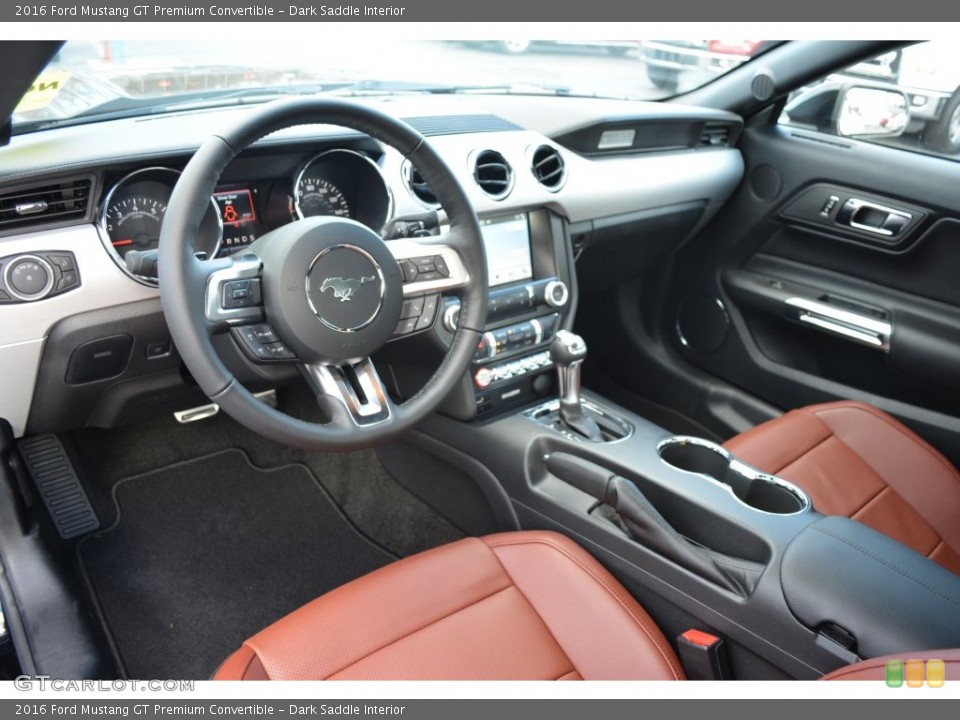 Dark Saddle Interior Prime Interior for the 2016 Ford Mustang GT Premium Convertible #109867694