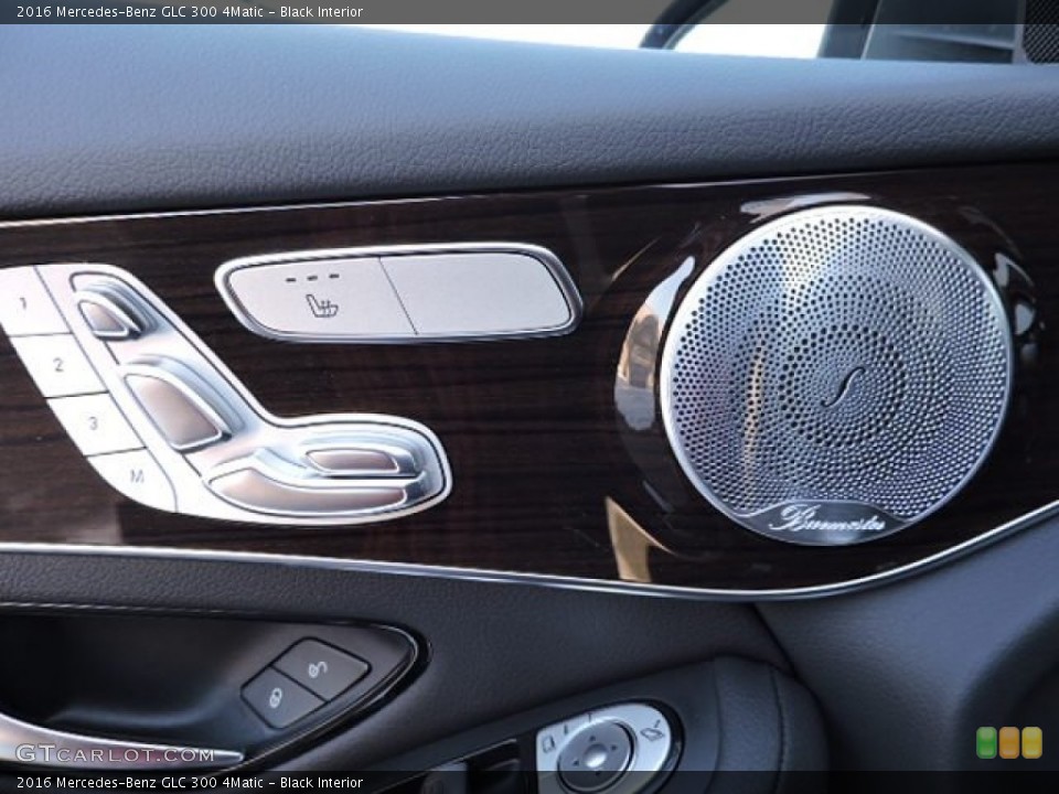 Black Interior Controls for the 2016 Mercedes-Benz GLC 300 4Matic #109869321