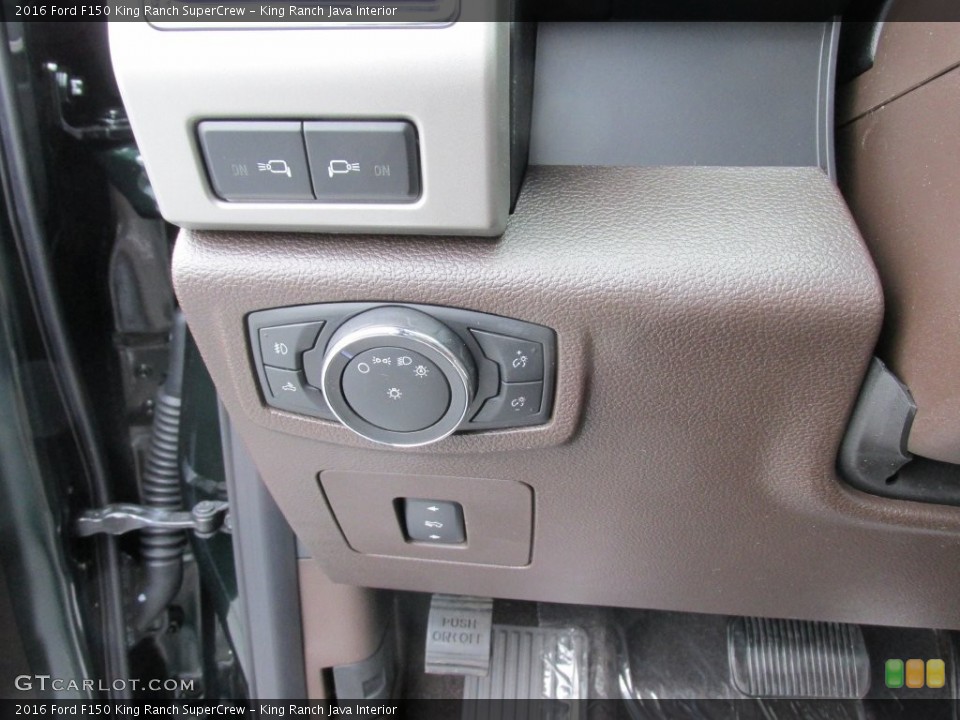 King Ranch Java Interior Controls for the 2016 Ford F150 King Ranch SuperCrew #109905343