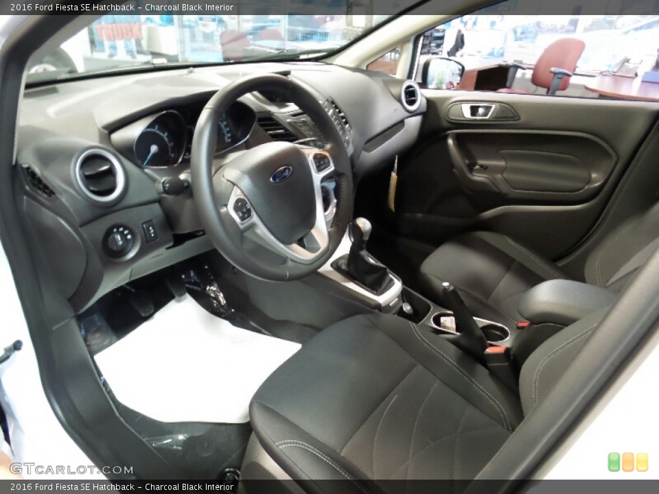 Charcoal Black 2016 Ford Fiesta Interiors