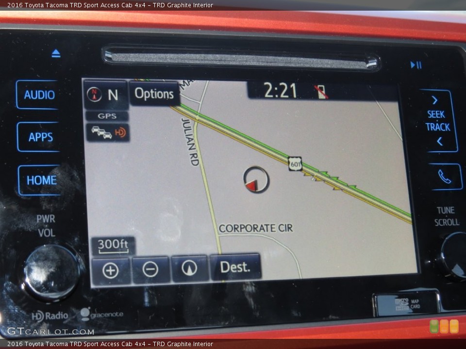 TRD Graphite Interior Navigation for the 2016 Toyota Tacoma TRD Sport Access Cab 4x4 #109914627
