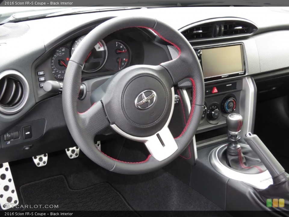 Black Interior Steering Wheel for the 2016 Scion FR-S Coupe #109941693
