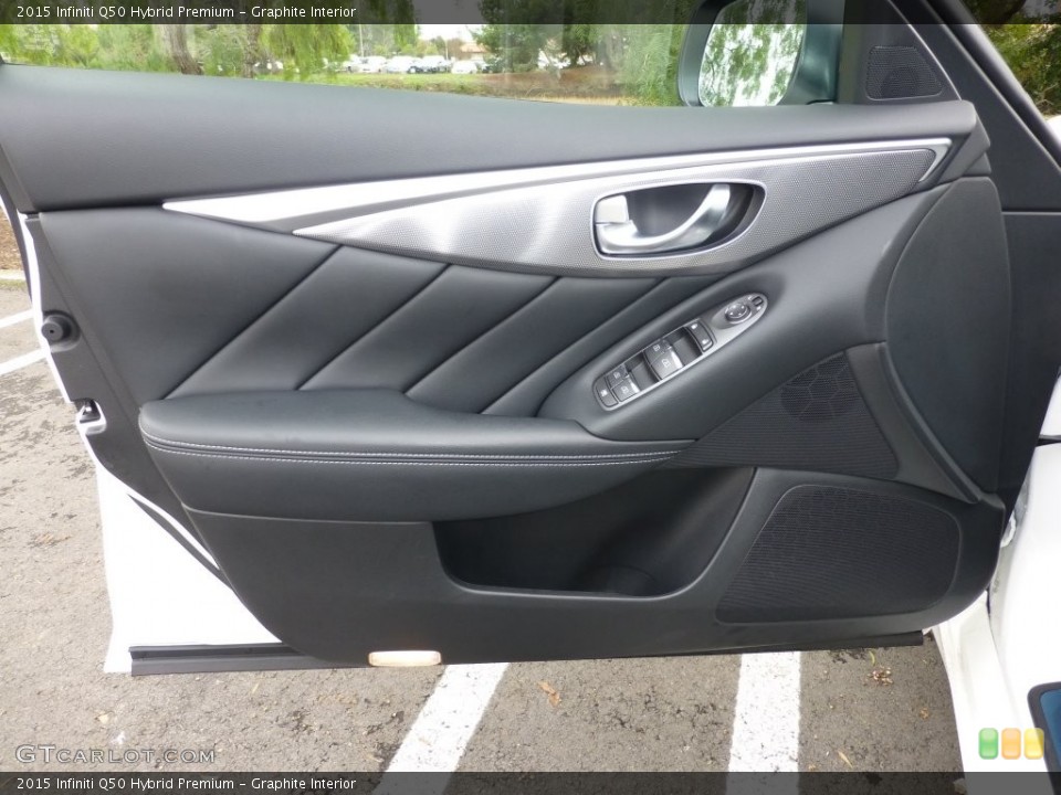 Graphite Interior Door Panel for the 2015 Infiniti Q50 Hybrid Premium #109961033