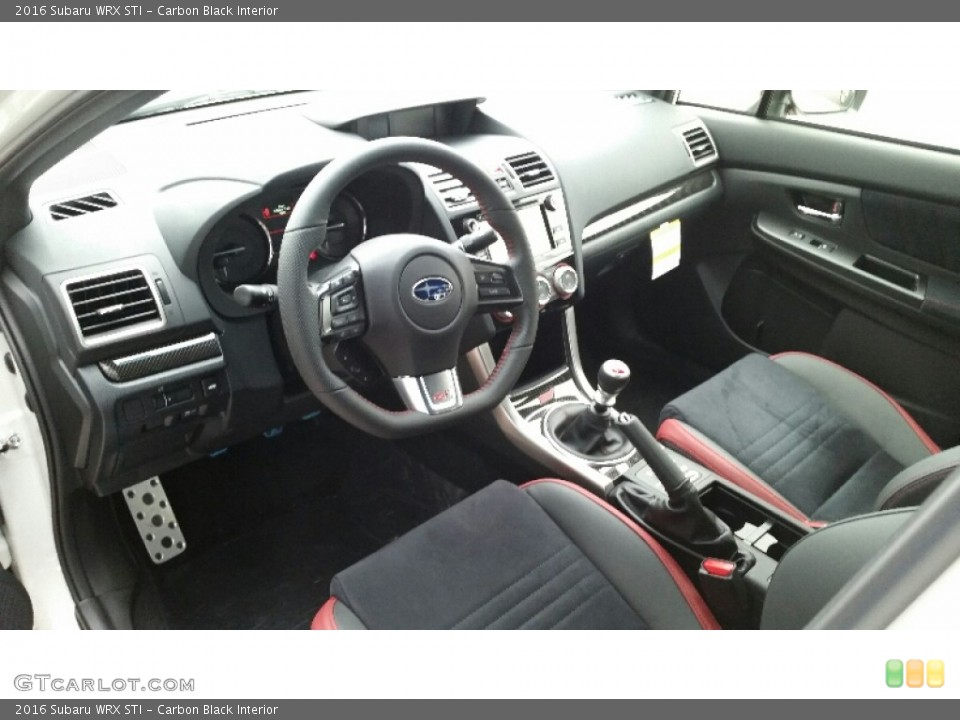 Carbon Black Interior Photo for the 2016 Subaru WRX STI #109978926