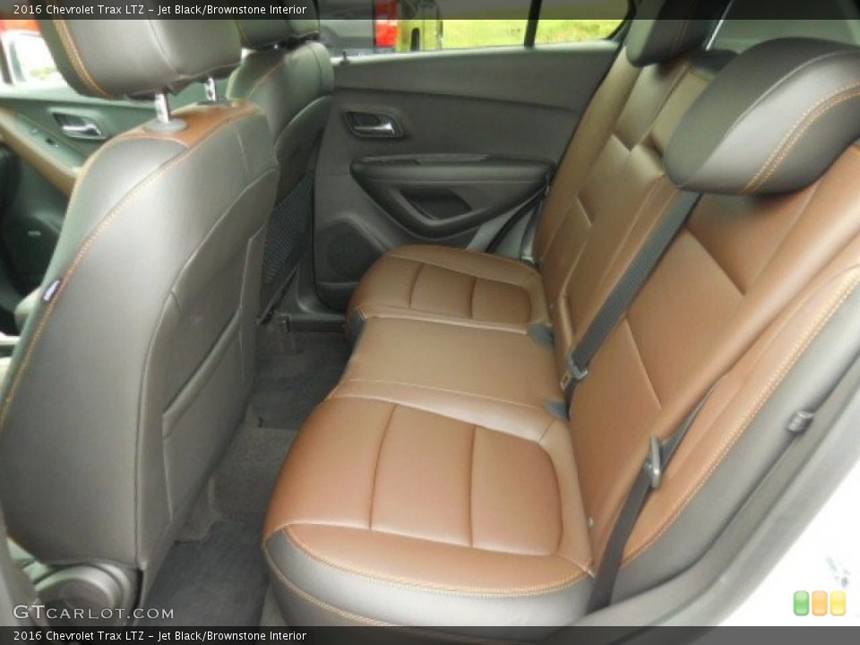 Jet Black/Brownstone Interior Rear Seat for the 2016 Chevrolet Trax LTZ #110000516