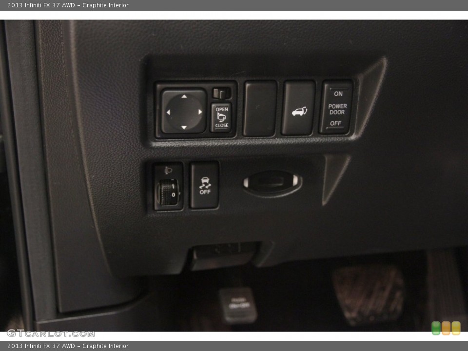 Graphite Interior Controls for the 2013 Infiniti FX 37 AWD #110004507